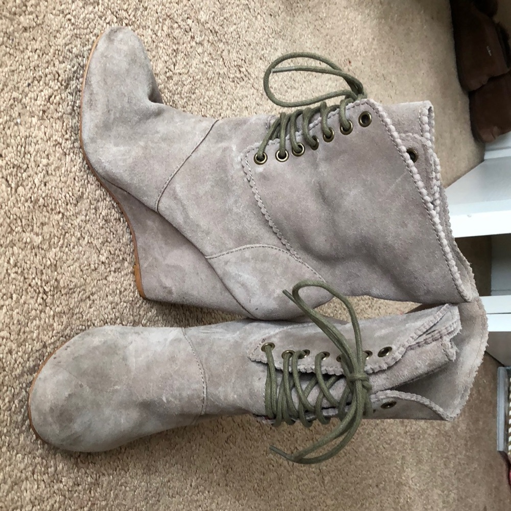 Betsey Johnson wedge bootie